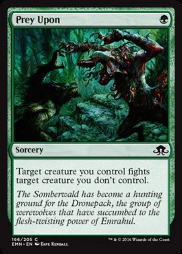 Prey Upon - Eldritch moon #166/205 MTG Magic The Gathering - Image 1 of 1