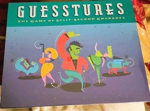 Vintage Milton Bradley Guestures Spiel der Split Second Scharaden 1990 Gesten - Bild 1 von 4
