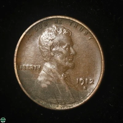 1912-S Lincoln Wheat Cent - Extra Fine Details: Corroded - Image 1 of 2