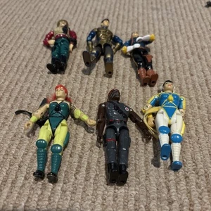 Vintage Lot Of 6 G.I Joes Action Figures  - Picture 1 of 6
