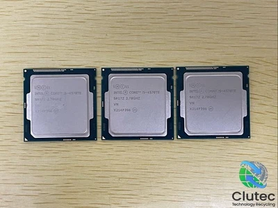 QTY LOT OF 3 Intel SR17Z Core i5-4570TE 2.7GHZ 2-Core Socket 1150 CPU Processor  - Image 1 of 2