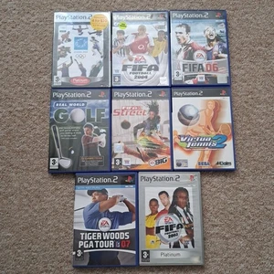 Playstation 2 Spielepaket x8 Sport Fußball Golf Olympia Tennis FIFA Sony PS2 - Bild 1 von 8