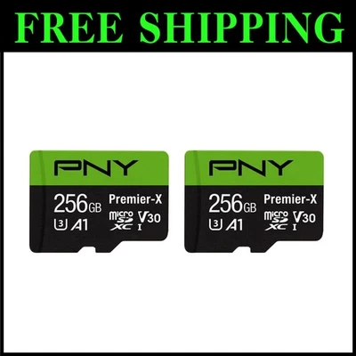 256GB Premier-X MicroSDXC Flash Memory Card 2-Pack - Image 1 of 4