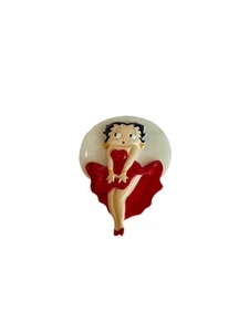Vintage Betty Boop Red Blown Up Dress Refrigerator Magnet - Picture 1 of 6
