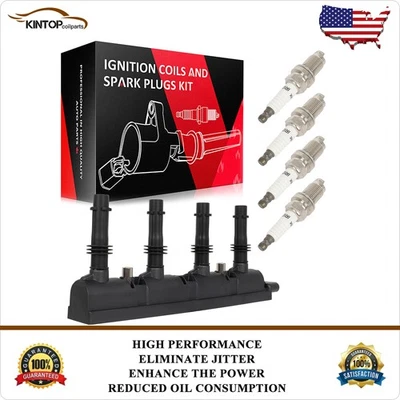 Ignition Coils & Spark Plugs for Chevy Volt 2013-15 for Cadillac ELR 14-15 1.4L - Image 1 of 4