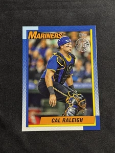 2025 Topps Serie 2 Cal Raleigh #90B2-13 1990 35° Anniversario Mariners🔥 - Foto 1 di 2