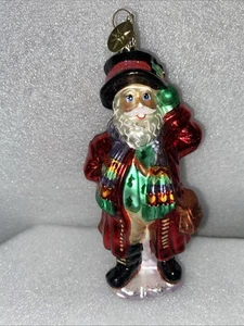 Christopher Radko Glass Santa Ornament 2007 “Chic St Nic” With Box And COA - Picture 1 of 9
