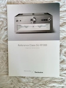 Technics Reference Class Verstärker SU - R1000 Prospekt Brochure - Bild 1 von 5