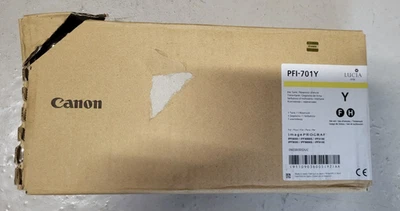 Inchiostro Canon PFI-701Y Giallo 0903B005 Nuovo OVP Originale iPF 8000 Rg P.IVA 12.2018 - Immagine 1 di 4