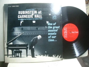 Rubinstein at Carnegie Hall (highlights) *RCA Victor LSC 2605 LP stereo - Picture 1 of 3