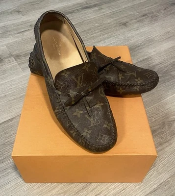 Мужские мокасины Louis Vuitton с монограммой размер США 10 - Изображение 1 из 4