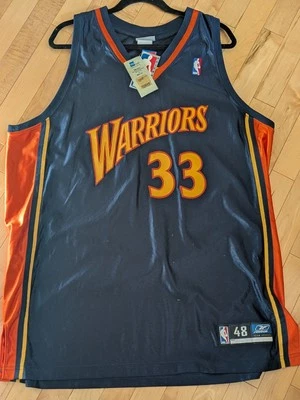 Camiseta Antawn Jamison Golden State Warriors Auténtica Reebok 48 Foto 1 de 2
