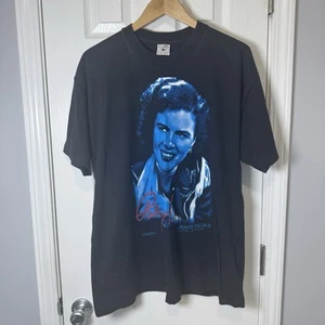 Camisa Patsy Cline De Colección Delta XL Azul Marino Puntada Única Branson 1995 Crossroads Rara - Imagen 1 de 6