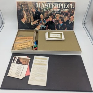 Juego de mesa vintage 1970 Parker Brothers obra maestra subasta arte casi completo - Imagen 1 de 5