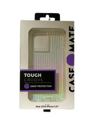 Case-Mate Tough Groove Case for iPhone 11 Pro (5.8-inch) - Iridescent Clear - Image 1 of 3