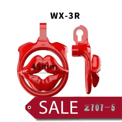 New Resin Chastity Cage for Male Sissy,with Ring Cage Bondage Lock Device - Image 1 of 4