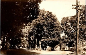 The Green Woodstock Vermont RPPC - Picture 1 of 2