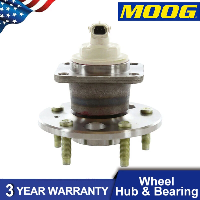 Buje de cojinete de rueda trasera Moog apto 00-07 Chevy Monte Carlo 97-02 Pontiac Grand Prix Foto 1 de 4