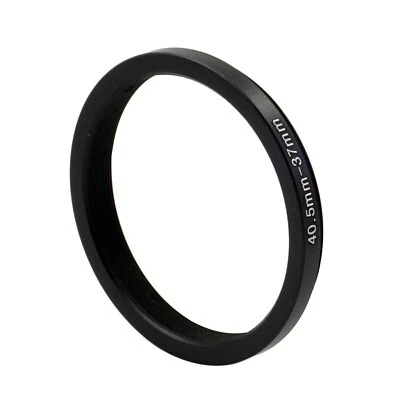 40.5-37mm Metal Step Down Ring Adapter 40.5 Male to 37 Female Thread UK - STOCK - Image 1 of 3