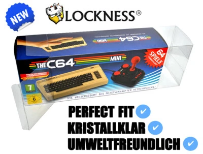 Schutzhülle für TheC64 Mini Protector C64 STÜCKZAHL WÄHLEN 0,5 mm GLASKLAR! TOP - Bild 1 von 4