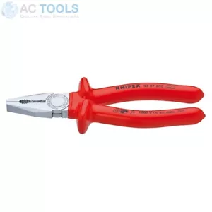 Knipex Combination Pliers 200mm (Insulated 1000V) - 0307200 - Picture 1 of 3