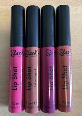 NEW - Sleek MakeUp Lip Shot Gloss Impact 7,5ml  - Various Shades - Изображение 1 из 2