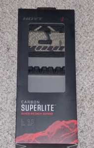 NUOVA faretra a 6 frecce Hoyt Carbon Superlite a distacco rapido - Kuiu verde - Foto 1 di 9