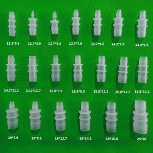 Plastic Barbed Connector Reducer Tubing Pipe Hose Joiner Straight Adapter 3-25mm - Picture 1 of 20