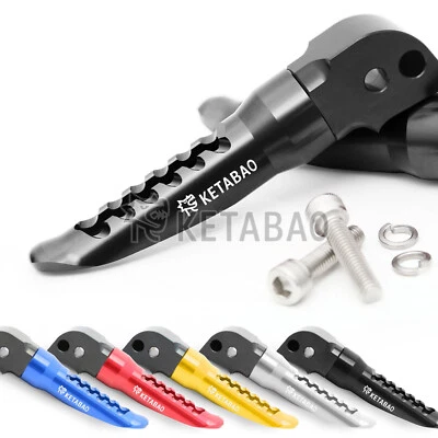 Black BOB CNC Rear Foot Pegs Pedal For Buell 1125R All Year — 第 1/4 张图片