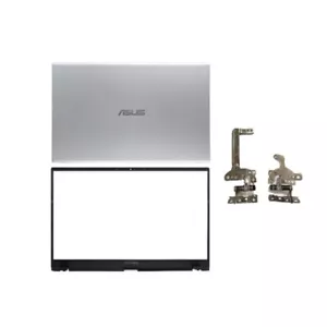 Nuevo Gris Plateado Para ASUS VivoBook X512 X512U V5000F LCD Cubierta Trasera + Bisel + Bisagras - Imagen 1 de 10