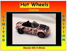 Hot Wheels Custom Pink Mazda MX-5 Miata cyfrowy kamuflaż K&N RotiForm