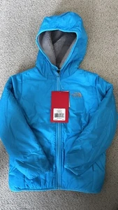 The North Face outdoor Little Girls' Reversible Full-Zip Hooded Jacket S 7/8 - Picture 1 of 8