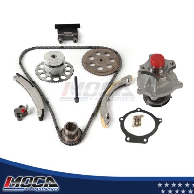 Timing Chain Kit w/ VVT Water Pump Fit Chevrolet Buick Rainier GMC Envoy Isuzu Foto 1 de 4