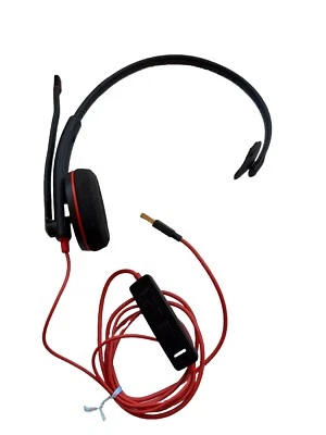 Plantronics C3210 Wired Single Ear USB Headset Red And Black  - Image 1 of 4