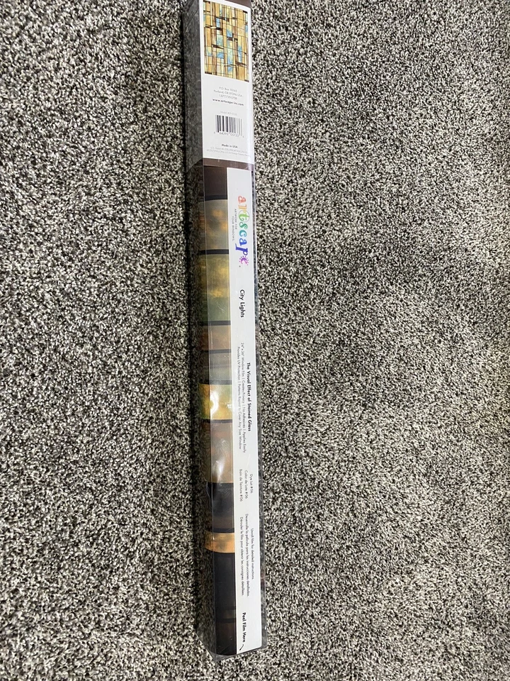 Película decorativa para ventanas City Lights 24" x 36" extraíble lavable Foto 1 de 4