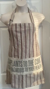 Primitives by Kathy "Beschwerden beim Koch können gefährlich sein" Schürze Neu mit Etikett - Bild 1 von 4