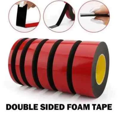 DOPPELSEITIGES KLEBEBAND 10 METER UNIVERSAL STARK BAND KLEBE 10M Doppelseitiges Klebeband Extra Stark Montageband Montageklebeband Universal