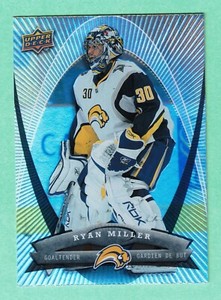 (1) RYAN MILLER 2008-09 UPD # 5 SABRES GOALIE MCDONALDS FOOD CARD (I3932)