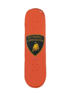 Supreme Automobili Lamborghini Skateboard Deck Orange (NEW W/ FLAWS) - Picture 1 of 2