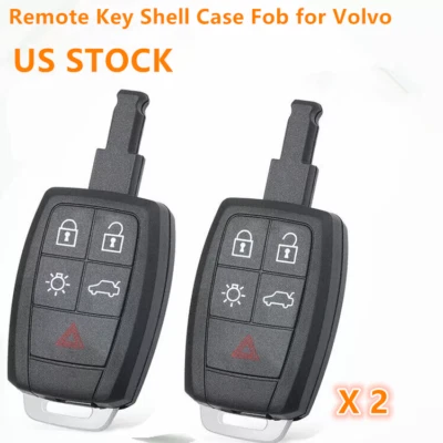 2X Remote Key Shell Case Fob for Volvo C30 C70 S40 V50 2011 - 2013 KR55WK49259 - Image 1 of 4