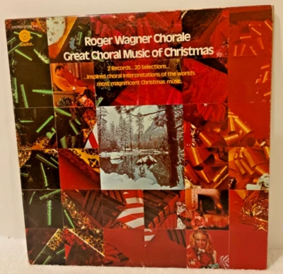 Roger Wagner Chorale Great Choral Music of Christmas - DLP 12” Vinyl STBB-488 - Image 1 of 4