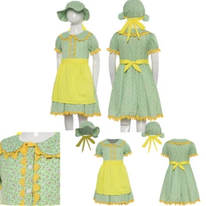 Mädchen Outfit Halloween Kostüm Koch Kleid Cosplay 3-teilig Schäfer Maskerade - Bild 1 von 20