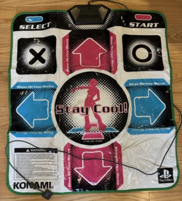 KONAMI SONY PLAYSTATION 1/2 DANCE DANCE REVOLUTION GAME PAD DANCE MAT RU041 - Image 1 of 4