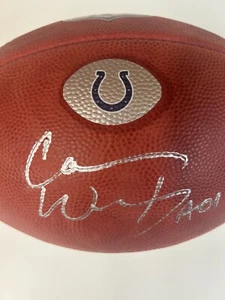 Carson Wentz - Autographed Full Size Wilson Game football with COA - Picture 1 of 8