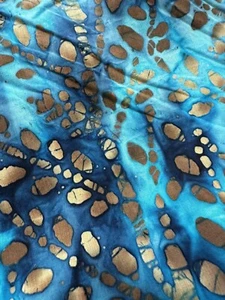 Bali Batik 100% Cotton Fabric 44" wide sold by meter - Picture 1 of 3
