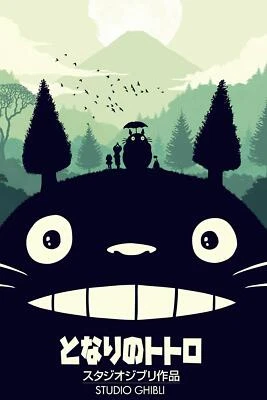 CLOSE UP Póster Mi Vecino Totoro Japonés 61 x 91,5 cm