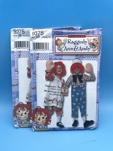 UNCUT 2000 #9375 Simplicity pattern - Raggedy Ann & Andy - 3, 4, 5, 6, 7, 8 - Picture 1 of 4