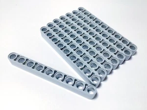 8 pieces New LEGO Light Grey Technic Mindstorms Liftarm Beam 9 (40490/ 64289) - Picture 1 of 1