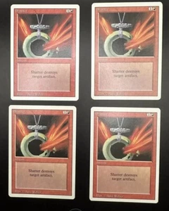 Magic The Gathering MTG - 4x Shatter - Revised Edition - Playset - NM - Picture 1 of 2