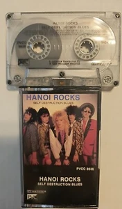 Hanoi Rocks - Self Destruction Blues 1984 Cassette Tape Rare  - Picture 1 of 7